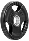 French Fitness Rubber Grip Olympic Plate 10 lbs Black (New)