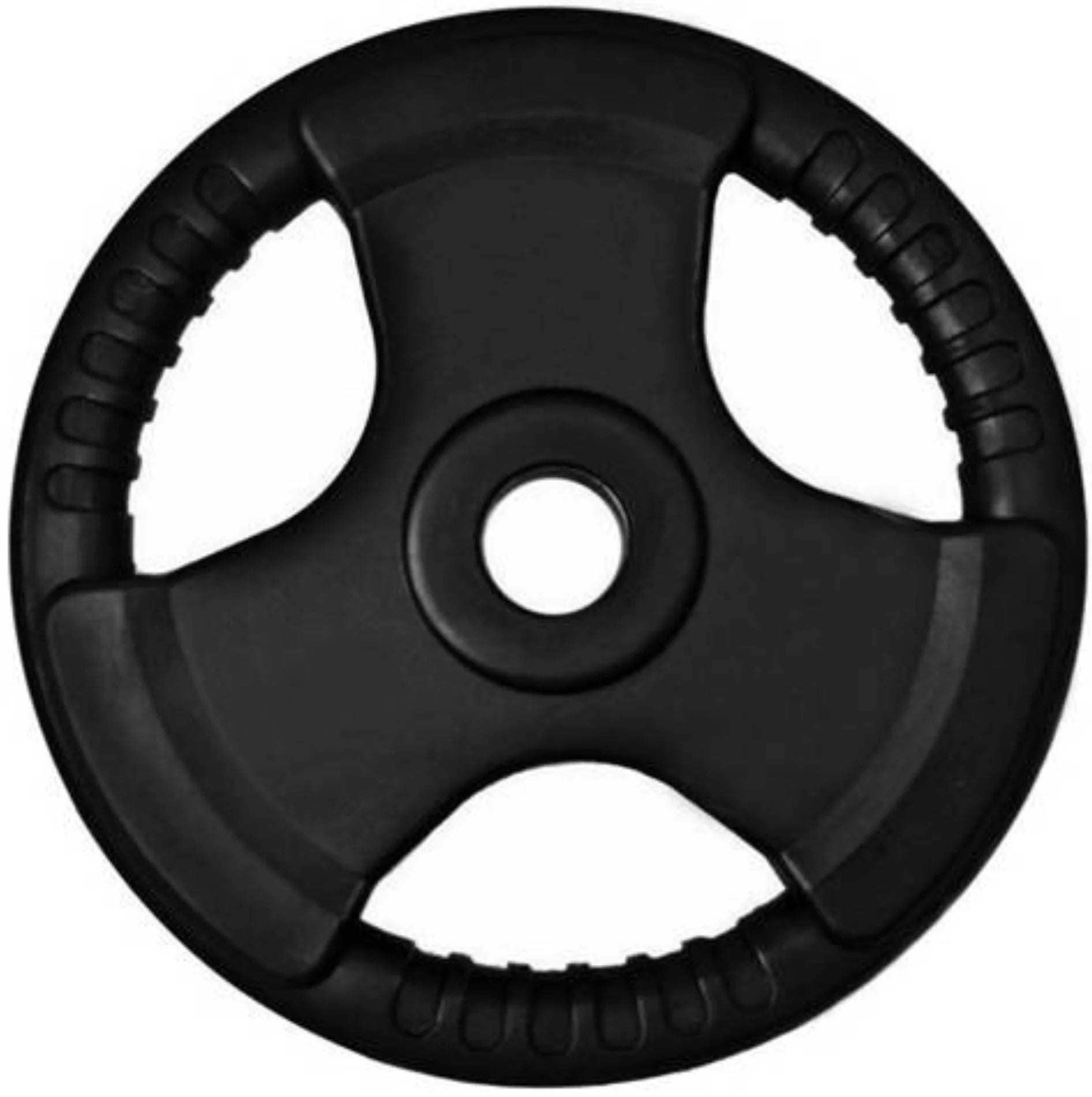 French Fitness Rubber Grip Olympic Weight Plate Set 190 lbs (New)