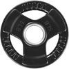 French Fitness Rubber Grip Olympic Plate 5 lbs Black (New)