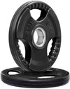 French Fitness Rubber Grip Olympic Weight Plate Set 50 lbs (New)