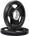 French Fitness Rubber Grip Olympic Weight Plate Set 70 lbs (New)