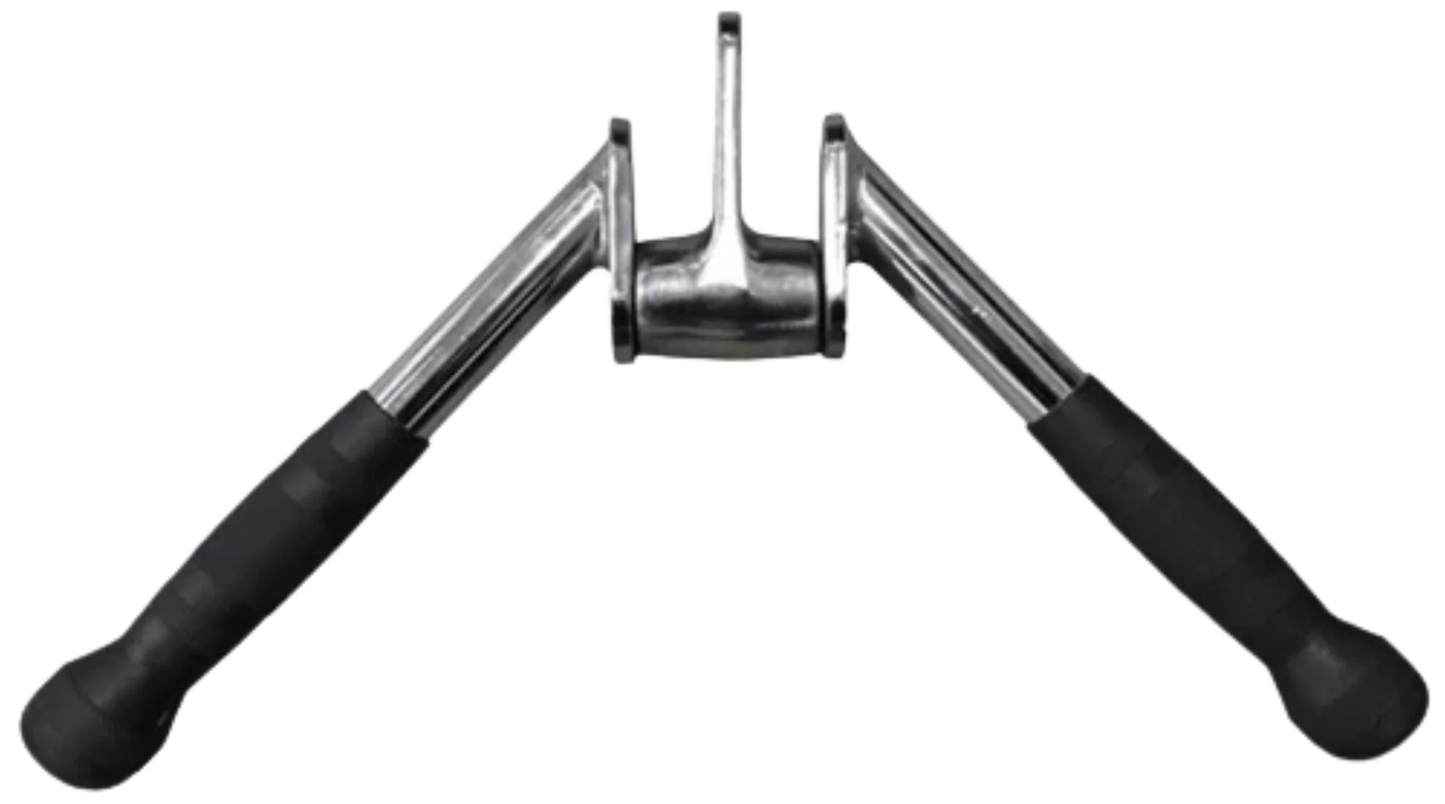French Fitness Rubber Grip Triceps V Bar (New)