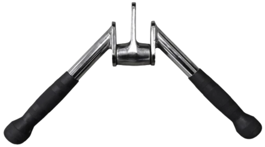 French Fitness Rubber Grip Triceps V Bar (New)