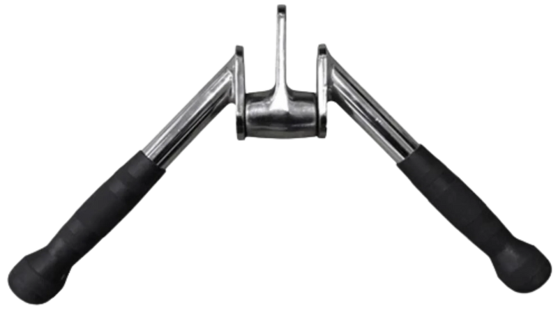 French Fitness Rubber Grip Triceps V Bar (New)