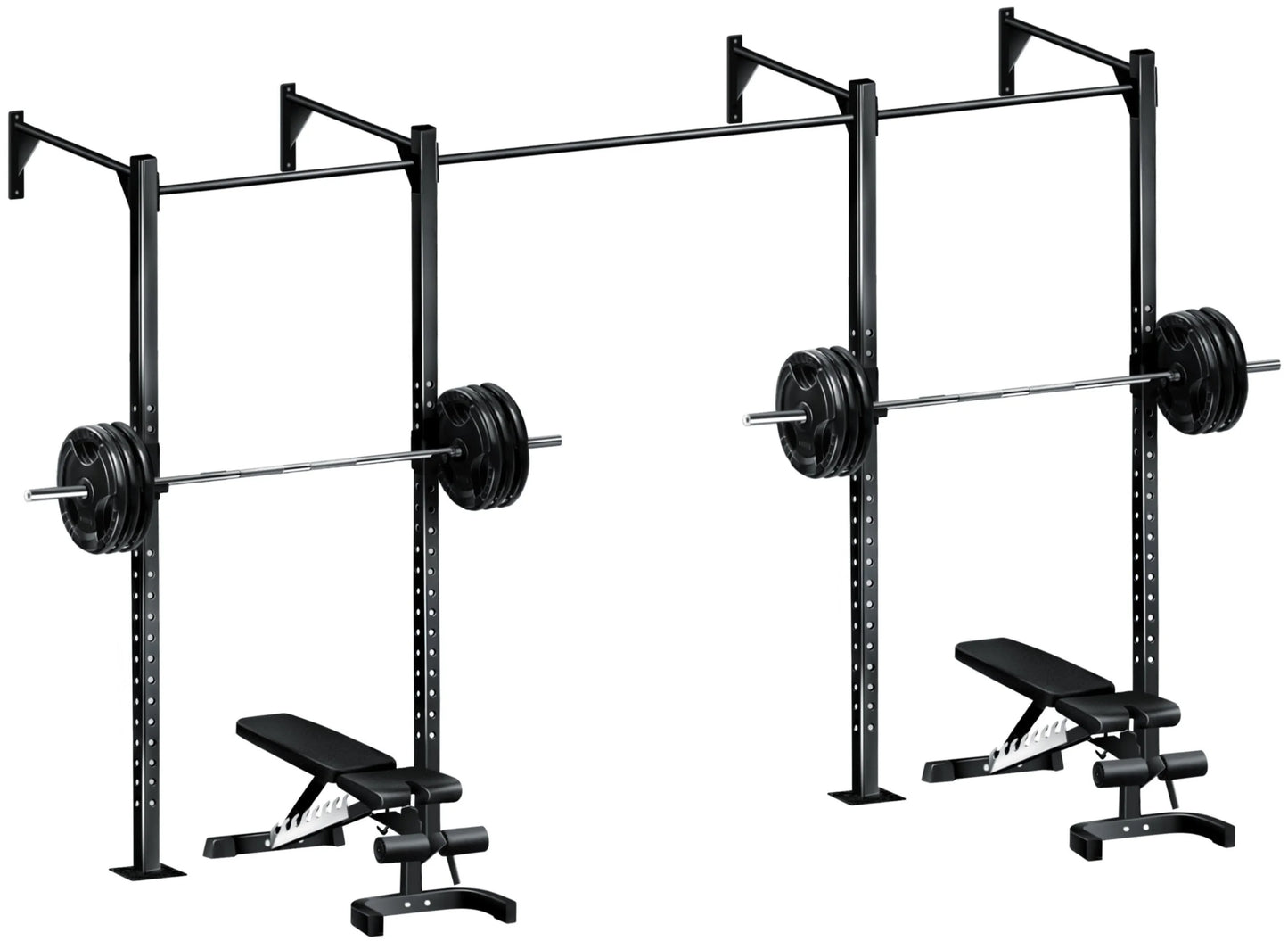 French Fitness Wall Mount Rig & Rack System 1 (New)