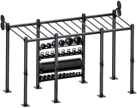 French Fitness Free Standing Rig & Rack System 20 (New)