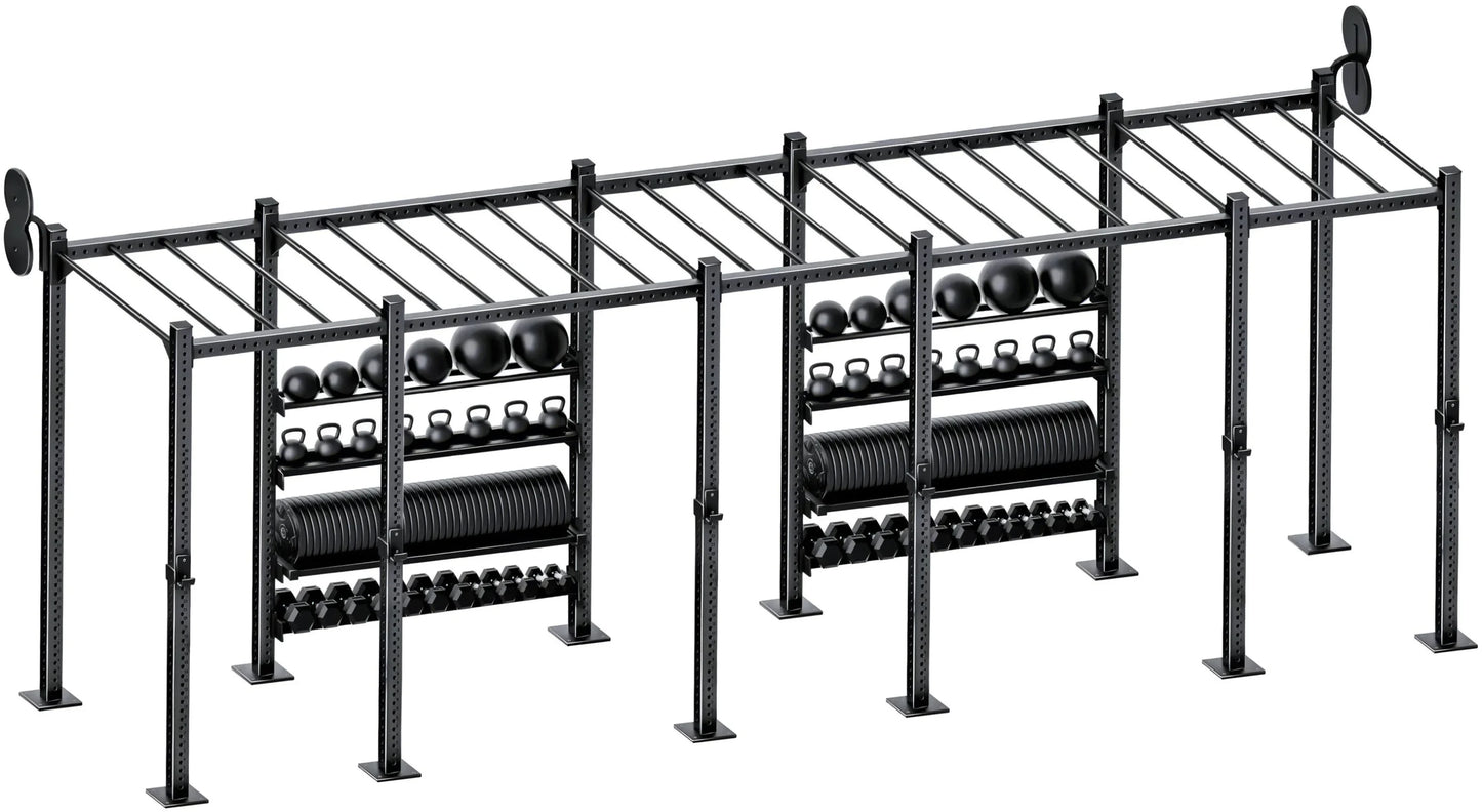 French Fitness Free Standing Rig & Rack System 20 (New)