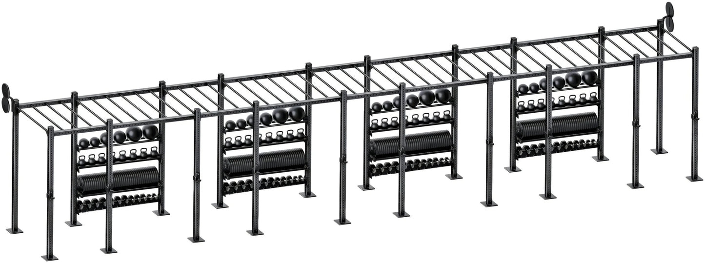 French Fitness Free Standing Rig & Rack System 20 (New)