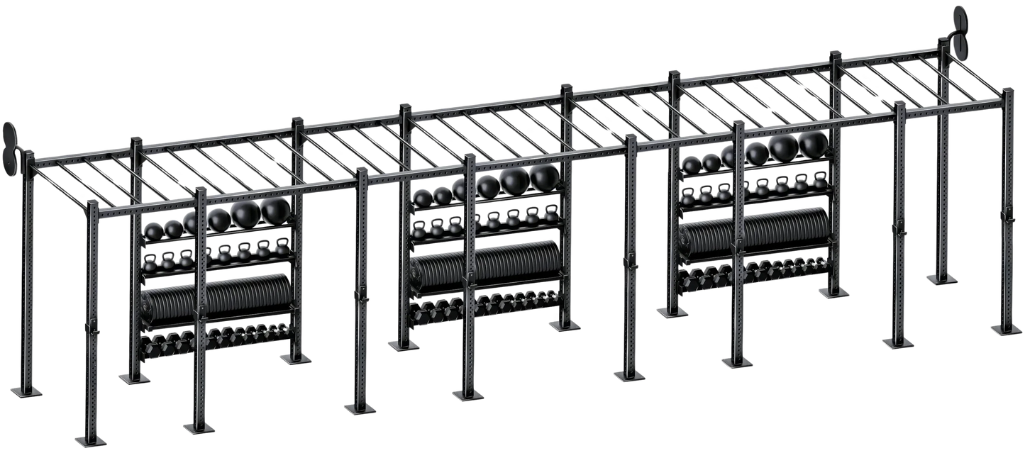 French Fitness Free Standing Rig & Rack System 20 (New)