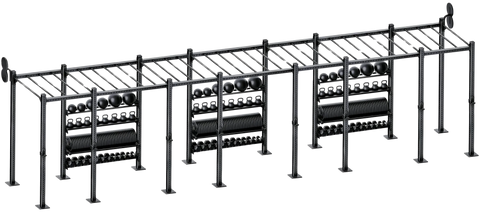 French Fitness Free Standing Rig & Rack System 20 (New)