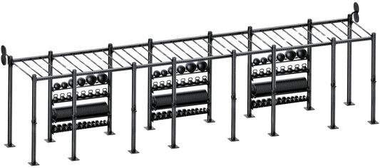 French Fitness Free Standing Rig & Rack System 20 (New)