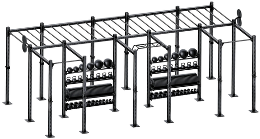 French Fitness Free Standing Rig & Rack System 21 (New)