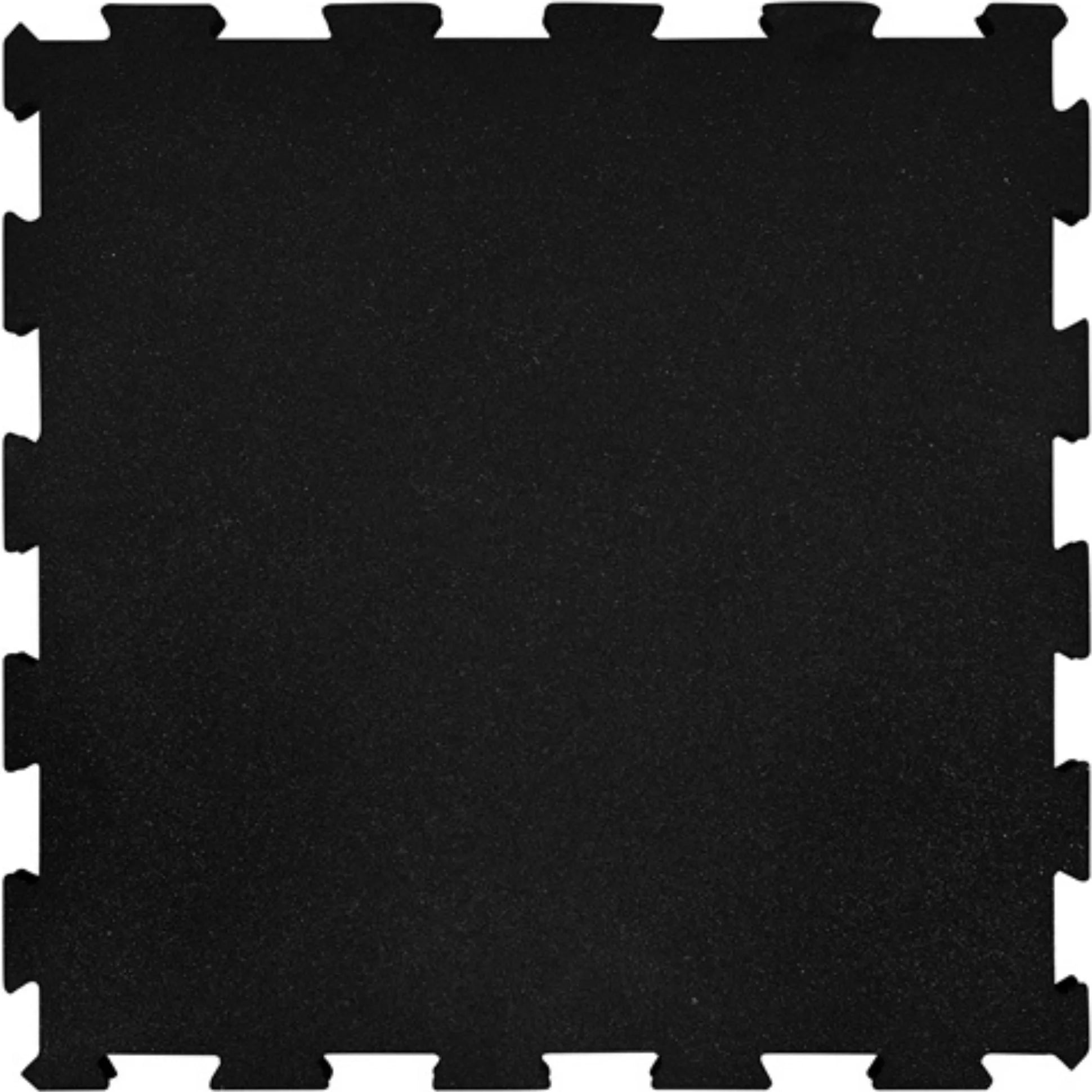French Fitness 24" x 24" Rubber Gym Interlocking Tiles w/Edge, Middle, Corner Pieces (New)