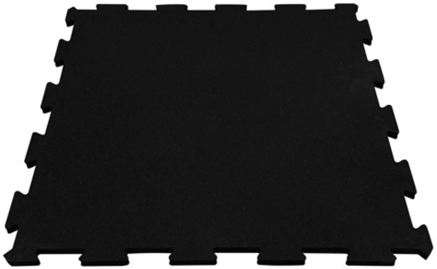 French Fitness 24" x 24" Rubber Gym Interlocking Tiles w/Edge, Middle, Corner Pieces (New) Image 6