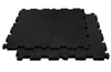 French Fitness Rubber Interlocking Tiles Gym Flooring (39.37"x39.37" ea) (New) Image