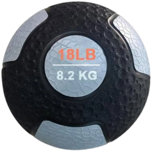French Fitness Rubber Medicine Ball 18 lb (New)