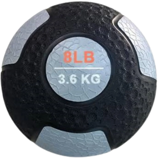 French Fitness Rubber Medicine Ball 8 lb (New)