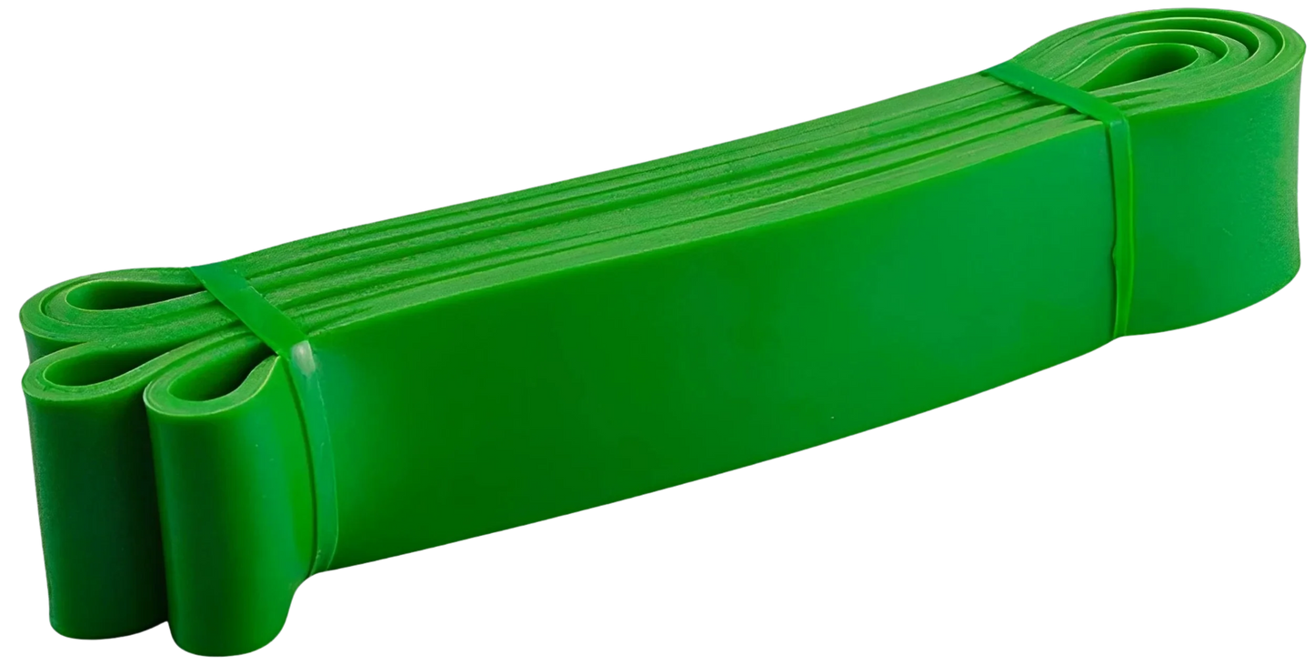 French Fitness Resistance Pull Up Assist Band - Green (50-125lbs) Medium/Heavy (New)