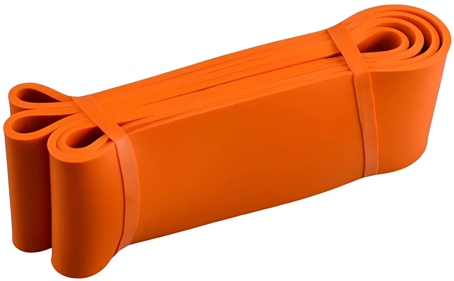 French Fitness Resistance Pull Up Assist Band - Orange (80-230lbs) Super Heavy - Close-Up View