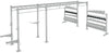 French Fitness 43" Rack & Rig Kettlebell Tier/Tray Attachment (New)