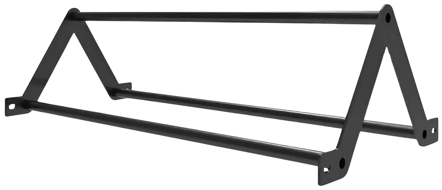 French Fitness 43" Rack & Rig Dirty South Bar Attachment (New) - Angled View