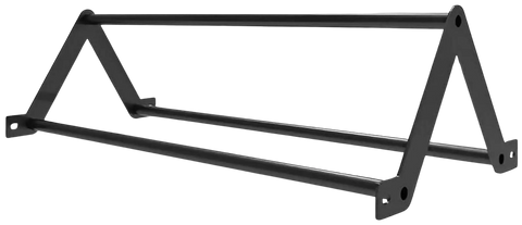 French Fitness 43" Rack & Rig Dirty South Bar Attachment (New) - Angled View