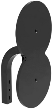 French Fitness Rack & Rig Double Wall Ball Target Attachment - Angled VIew