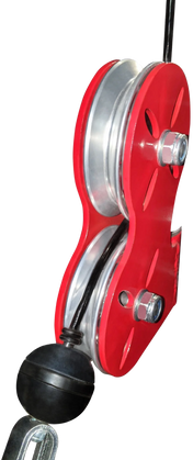 French Fitness FF-RR-FT-3TS49 Aluminum Pulley Upgrade - Angled View