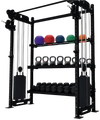 French Fitness Rig & Rack Functional Trainer w/3 Tier Storage 49" (New)