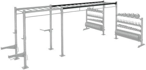 French Fitness - 165" Rack & Rig Junction Bar Crossmember V1 (New)  - Angled View
