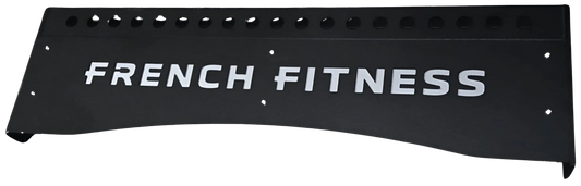 French Fitness Rack & Rig 43" Junction Bar Nameplate Crossmember - Front View