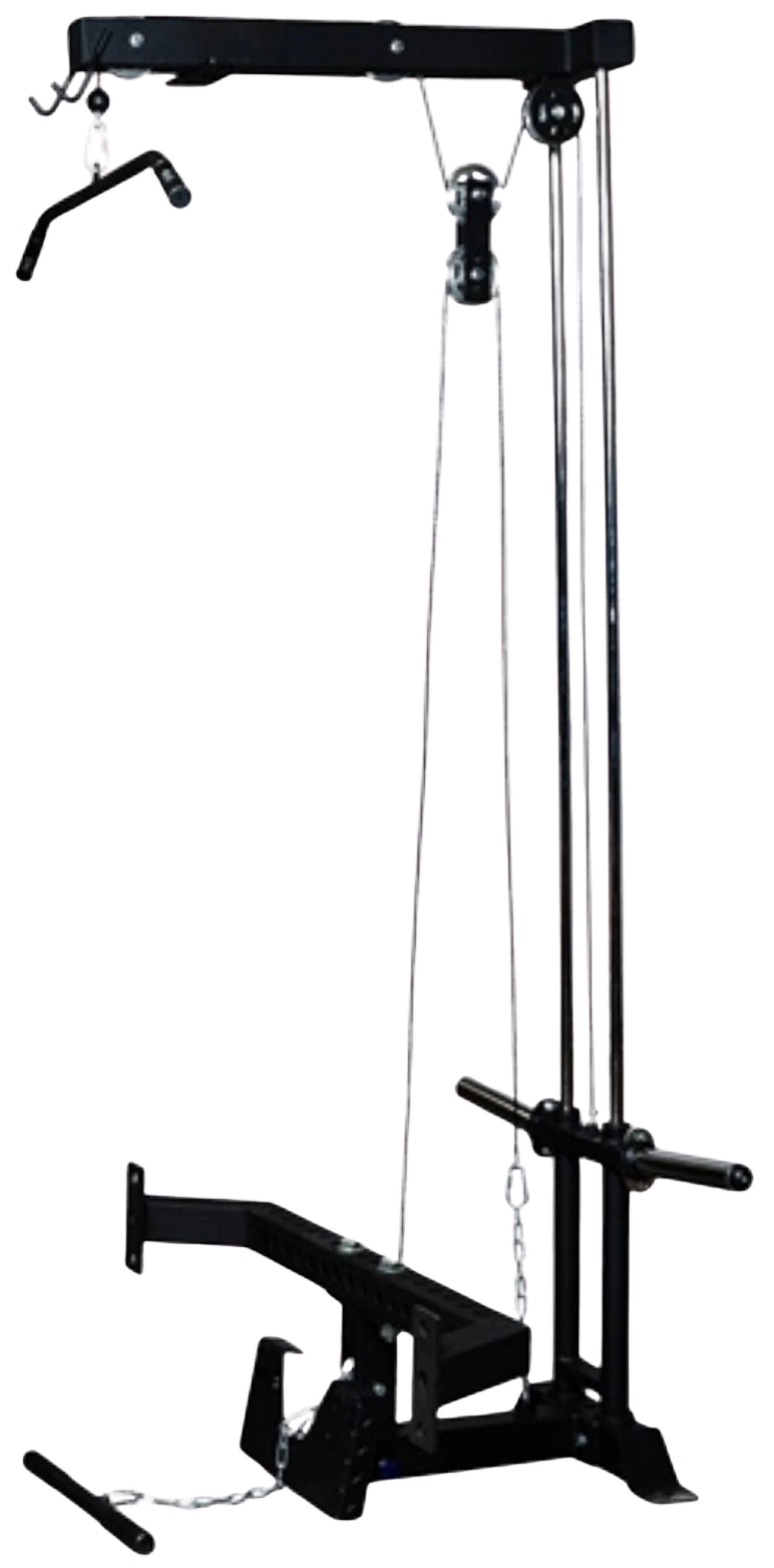 French Fitness Rig & Rack Lat Pulldown / Low Row w/Stabilizer Bar (New)