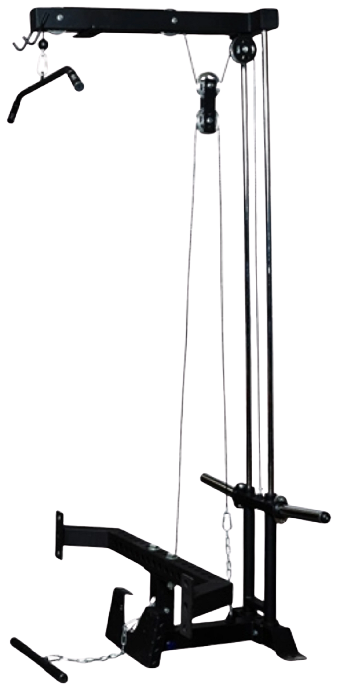 French Fitness Rig & Rack Lat Pulldown / Low Row w/Stabilizer Bar (New)