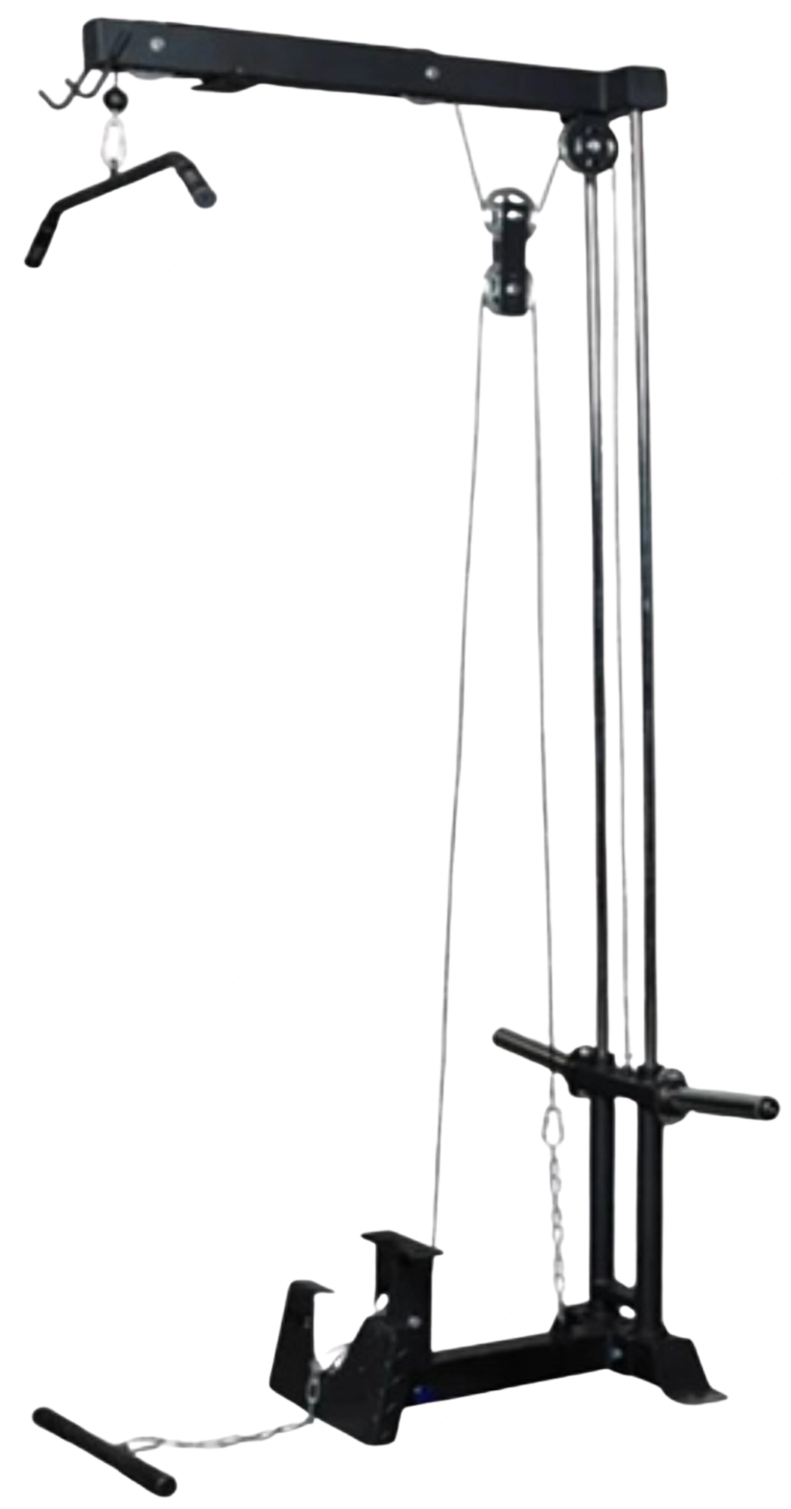 French Fitness Rig & Rack Lat Pulldown / Low Row w/Stabilizer Bar (New)