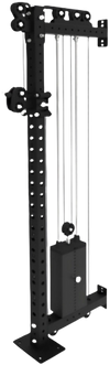 French Fitness Rack & Rig Rack Mounted Cable Column (New)