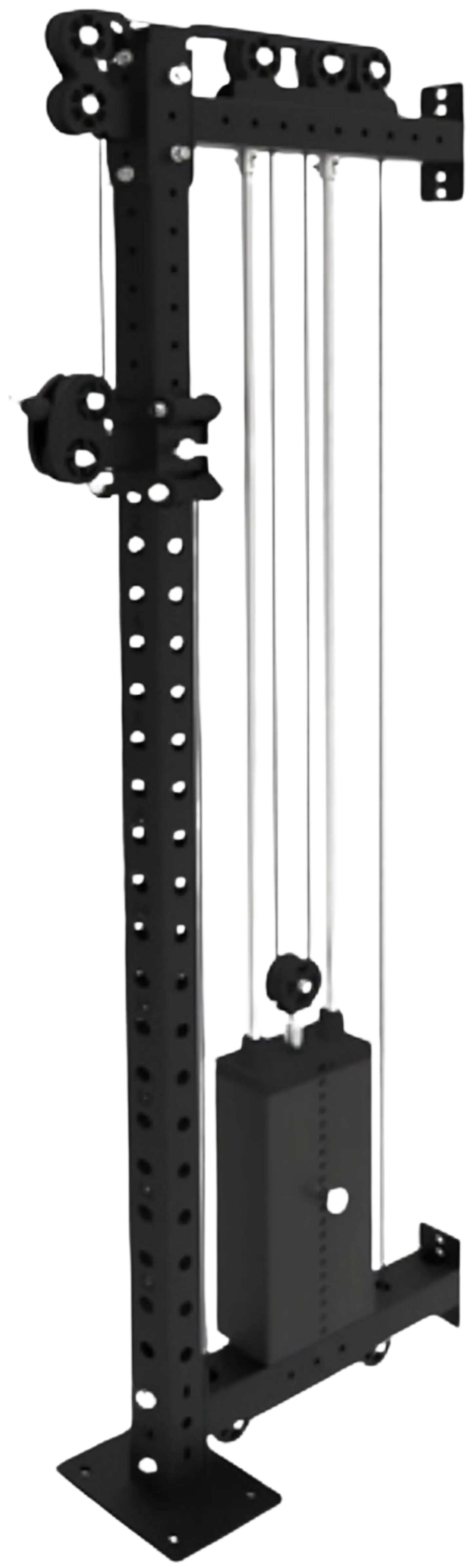 French Fitness Rack & Rig Rack Mounted Cable Column (New)