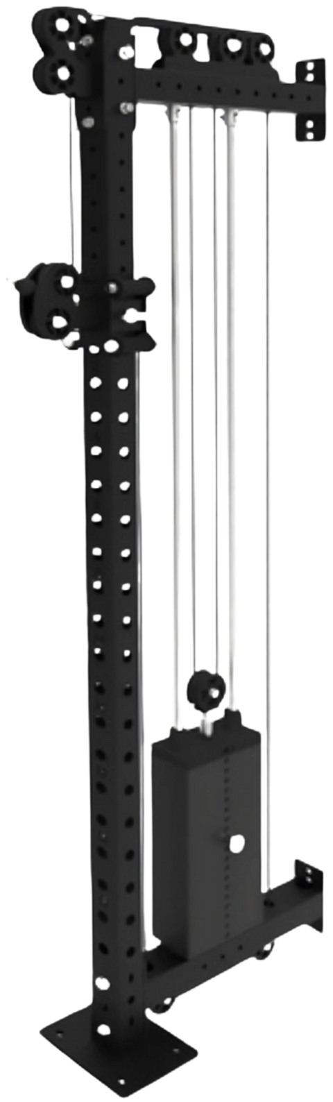 French Fitness Rack & Rig Rack Mounted Cable Column (New)