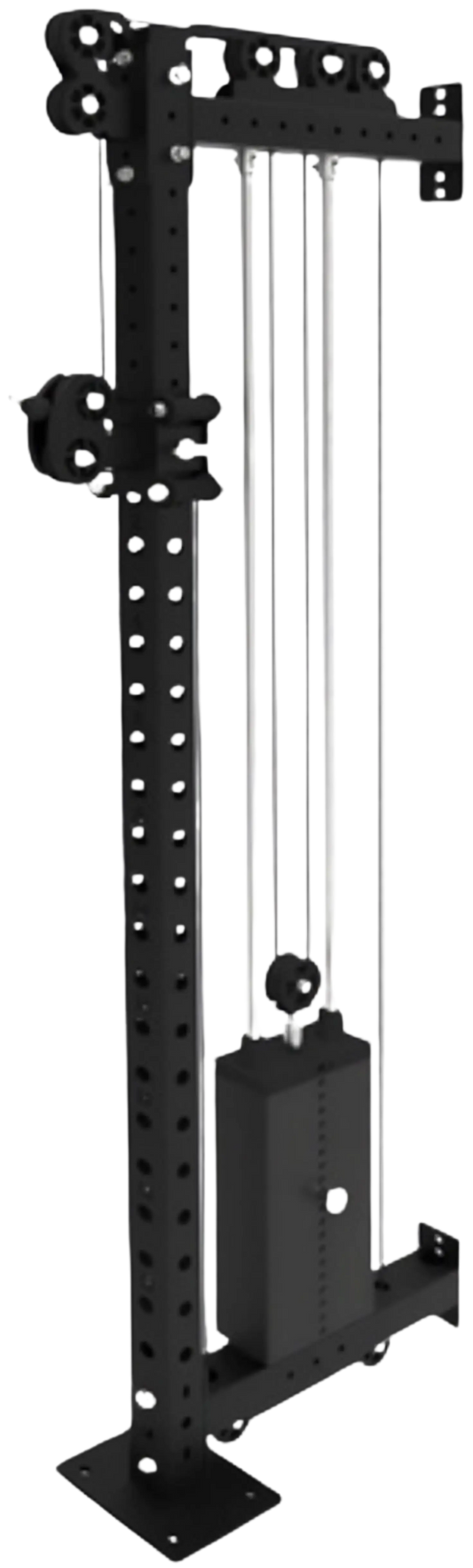 French Fitness Rack & Rig Rack Mounted Cable Column (New)
