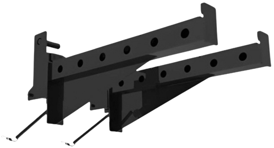 French Fitness Rack & Rig Spotter Arms Attachment (Pair) (New)