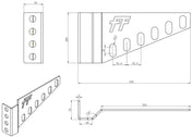 French Fitness Rack & Rig Weight Chain Hanger - Diagram