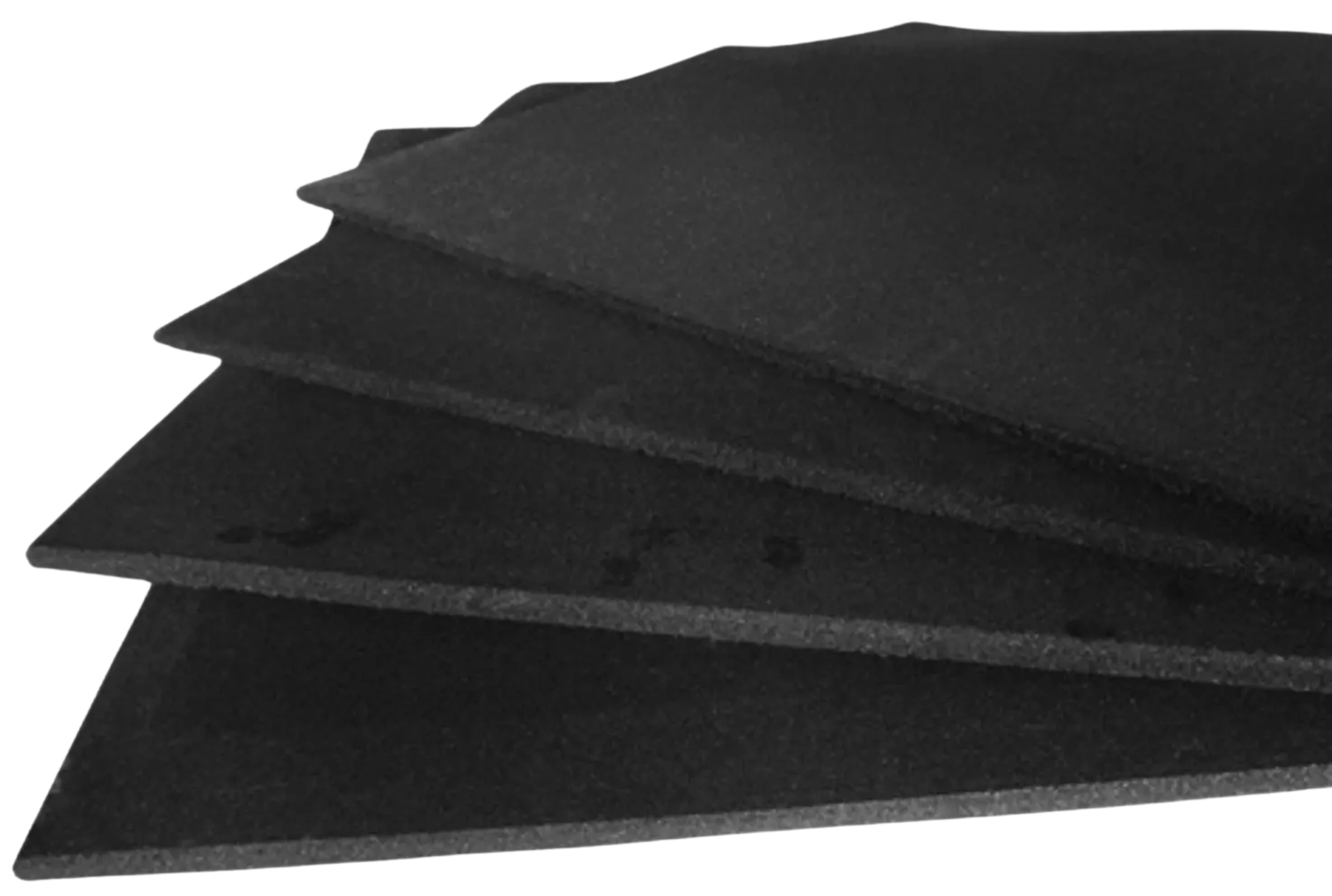 French Fitness Rubber Square Gym Flooring (39.37"x39.37" ea) (New)