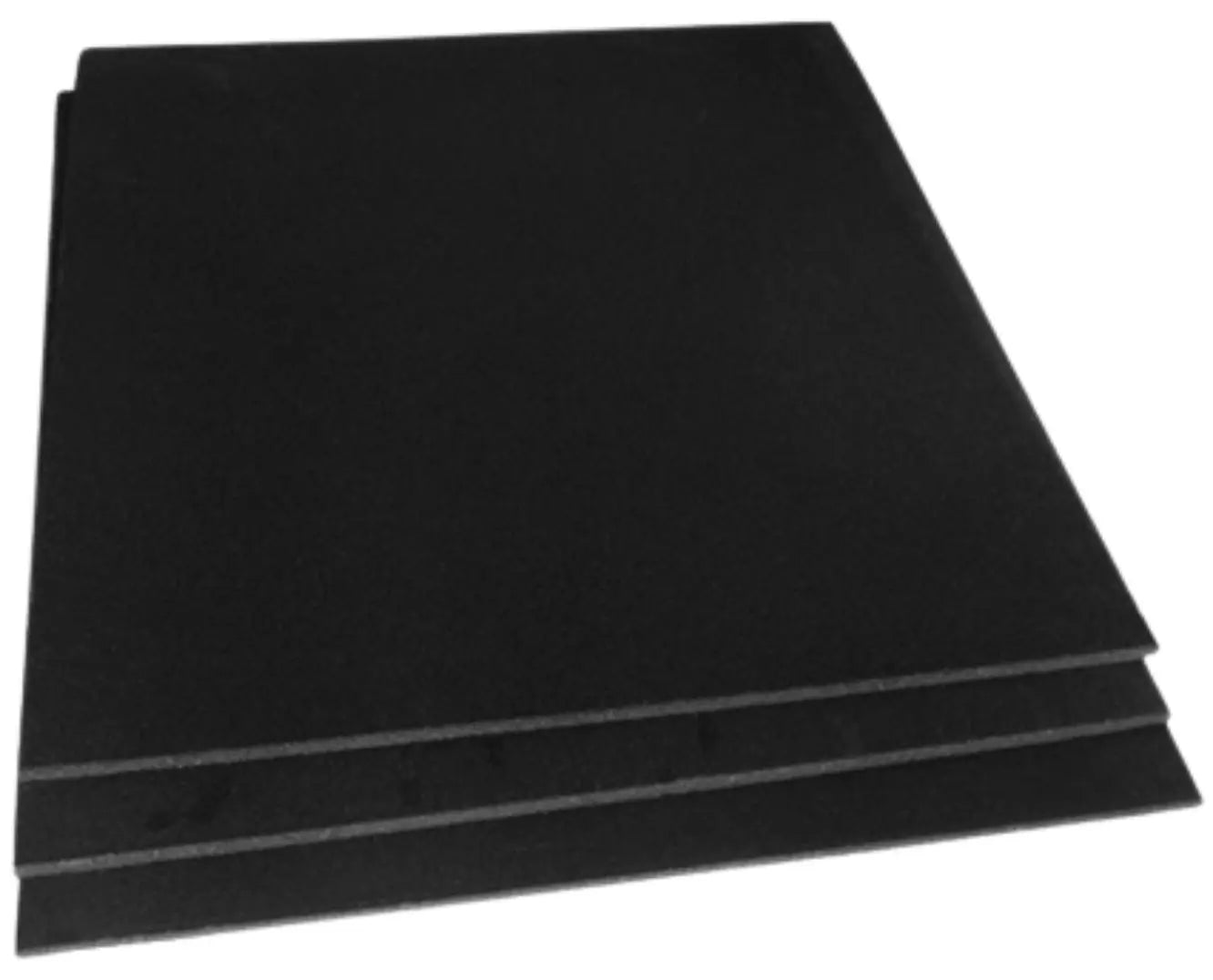 French Fitness Rubber Square Gym Flooring (39.37"x39.37" ea) (New)