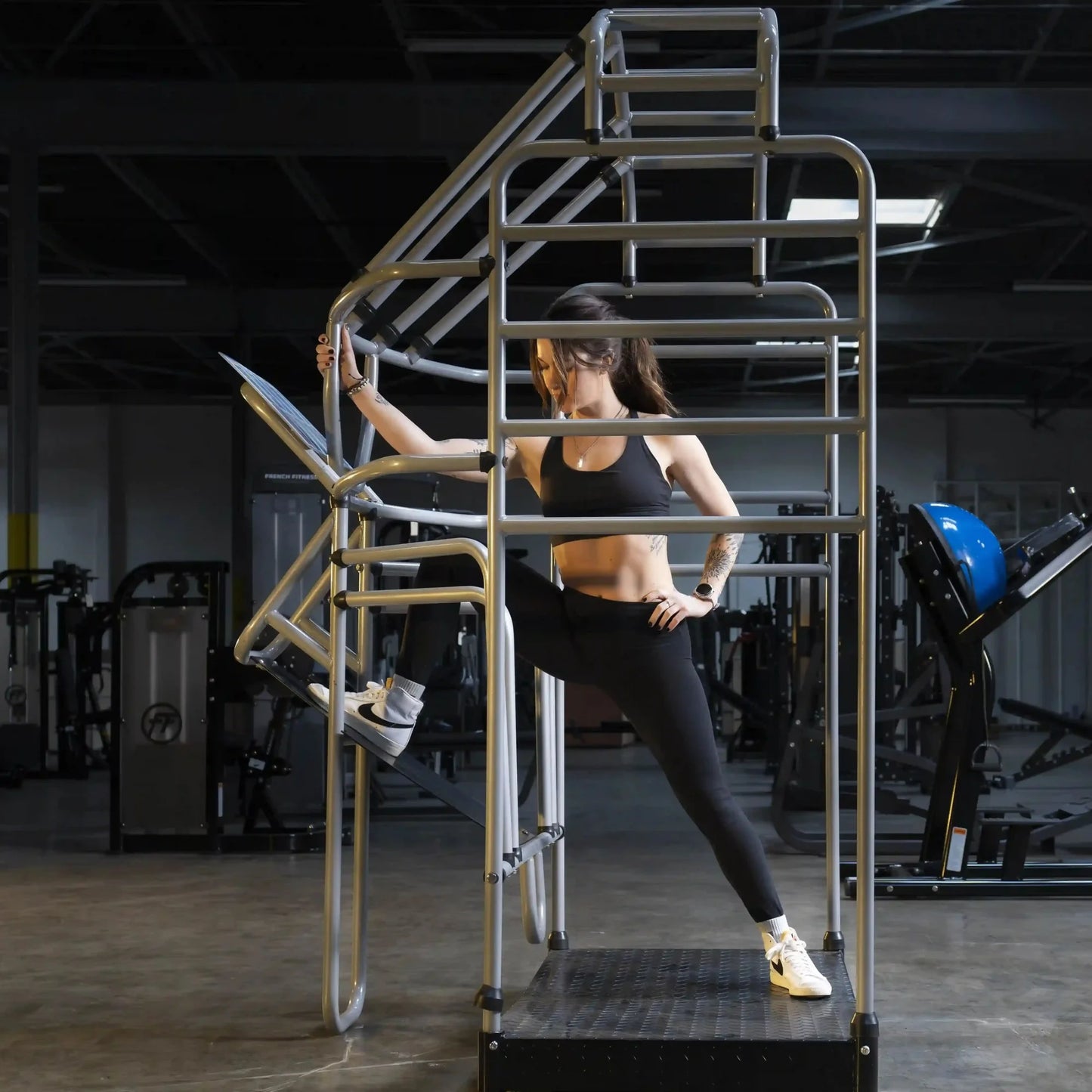 French Fitness FF-SC15 Stretch Cage - Silver (New)