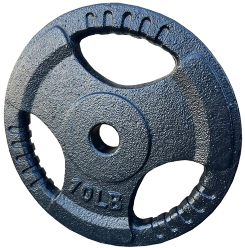 French Fitness Standard Cast Iron 1" Weight Plate 10 lbs (New)