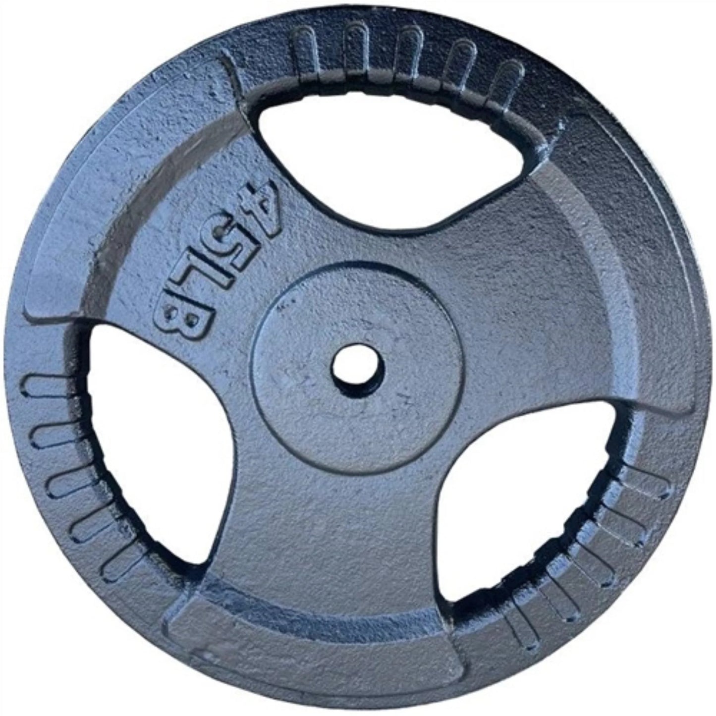 French Fitness Standard Cast Iron 1" Weight Plate Set 190 lbs (New) Image 3
