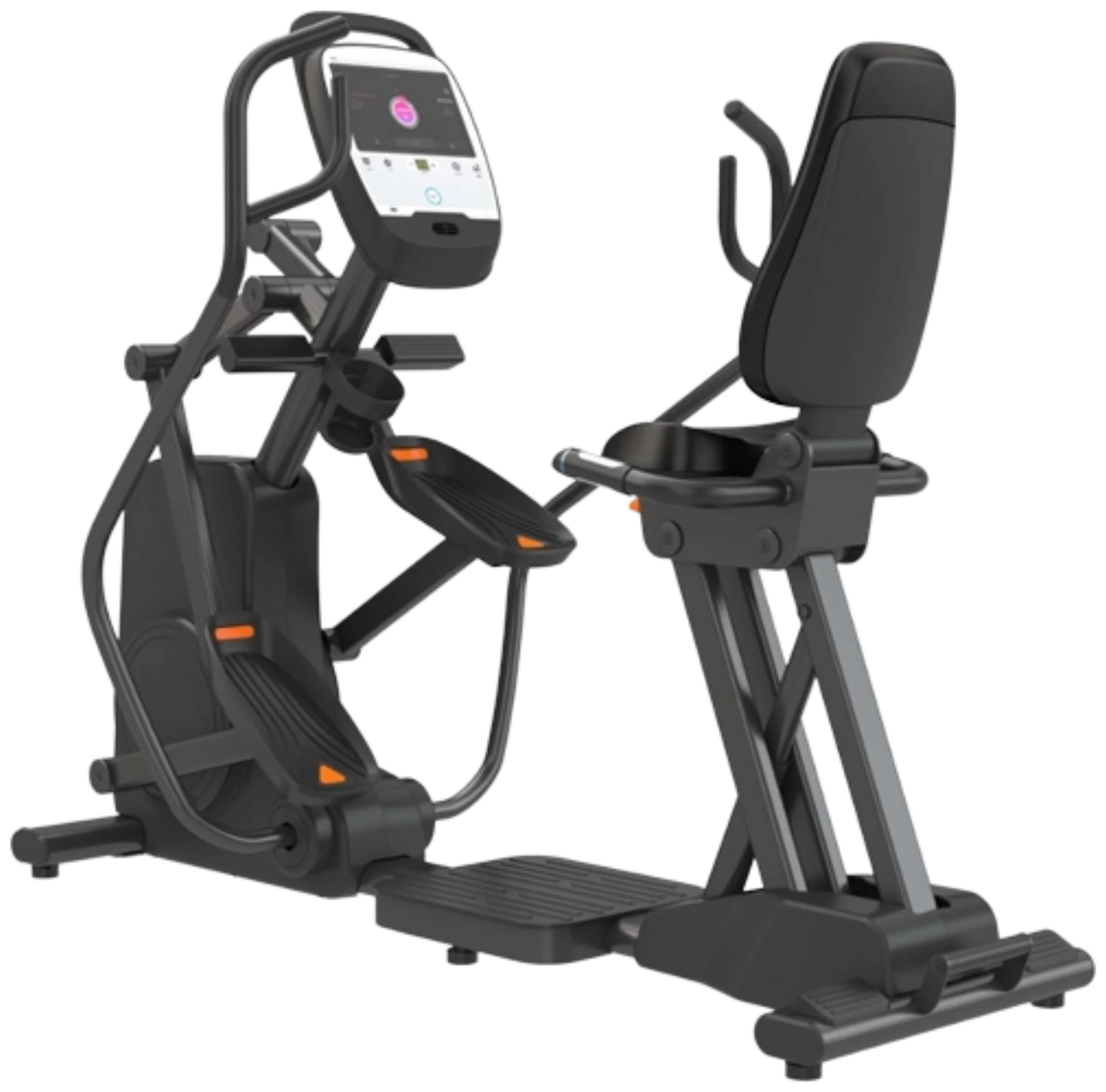 French Fitness SE420T Recumbent Seated Elliptical w/10" Touch Console (New)