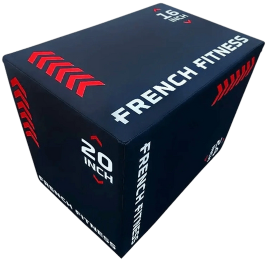 French Fitness 16-20-24 3-In-1 Soft Foam Plyo Box (New)