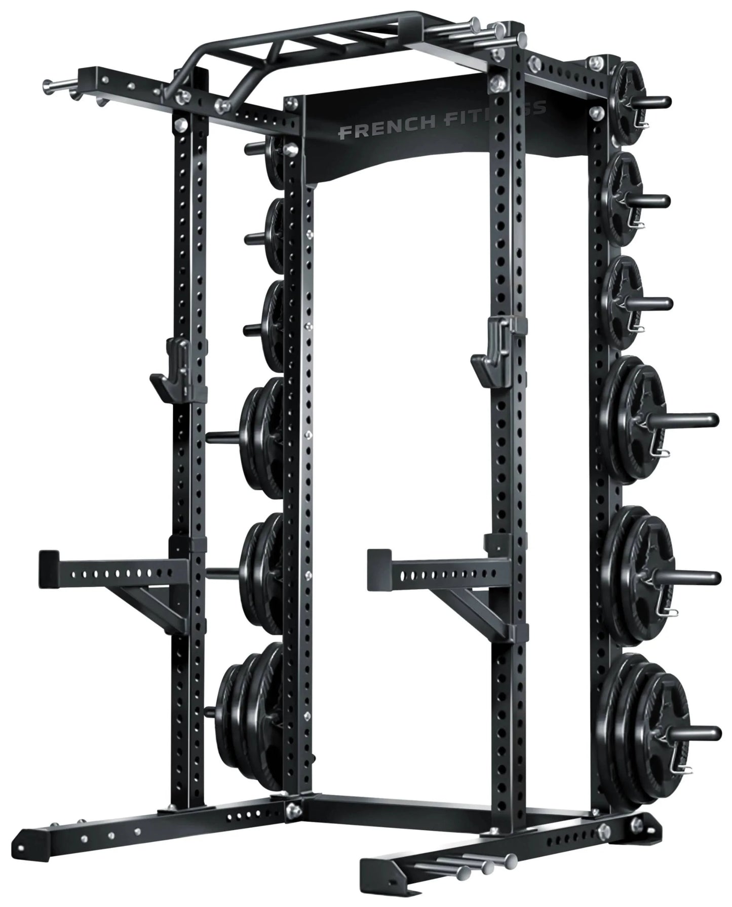 French Fitness SHR80 Commercial Half Rack / Bench Combo (New)