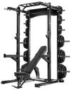 French Fitness SHR80 Commercial Half Rack / Bench Combo (New)