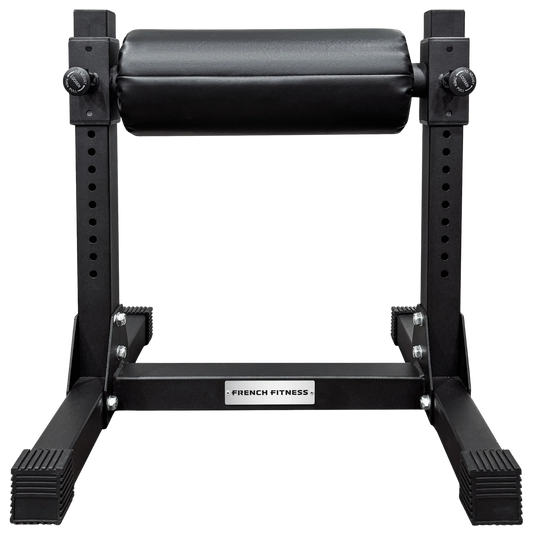 French Fitness Single Leg Roller Adjustable Squat Stand - Bulgarian Split Squats (New)
